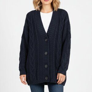 Old Navy: Classic Cardigan Sweater  - Navy Blue - Size XS